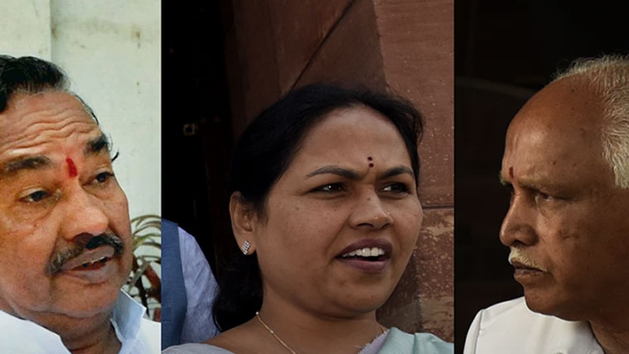 Thanks to Shobha, Eshwarappa and Yeddyurappa can never be friends again! Thanks to Shobha, Eshwarappa and Yeddyurappa can never be friends again!