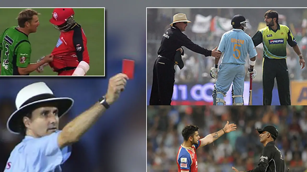 Red card penalty in cricket? Red card penalty in cricket?