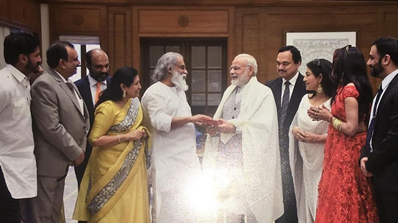 Yesudas, family meet PM Modi Yesudas, family meet PM Modi