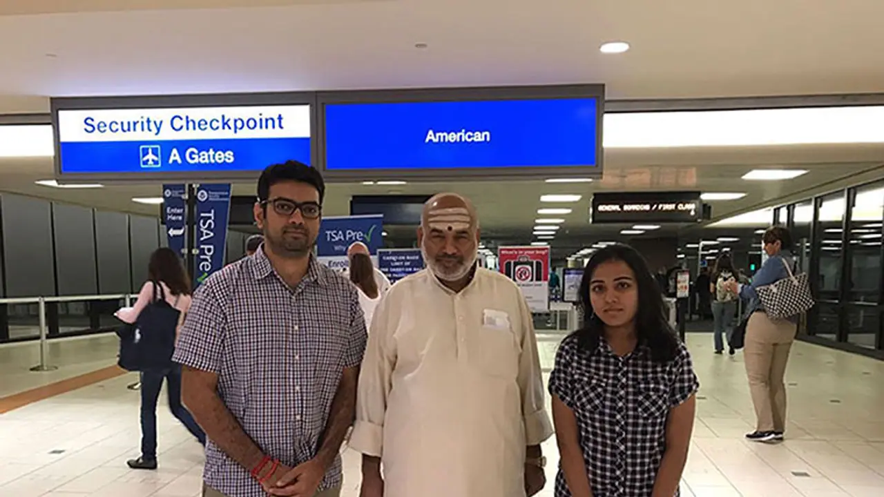 Astrologer asked to remove vibhuti, dhoti during frisking at London airport Astrologer asked to remove vibhuti, dhoti during frisking at London airport