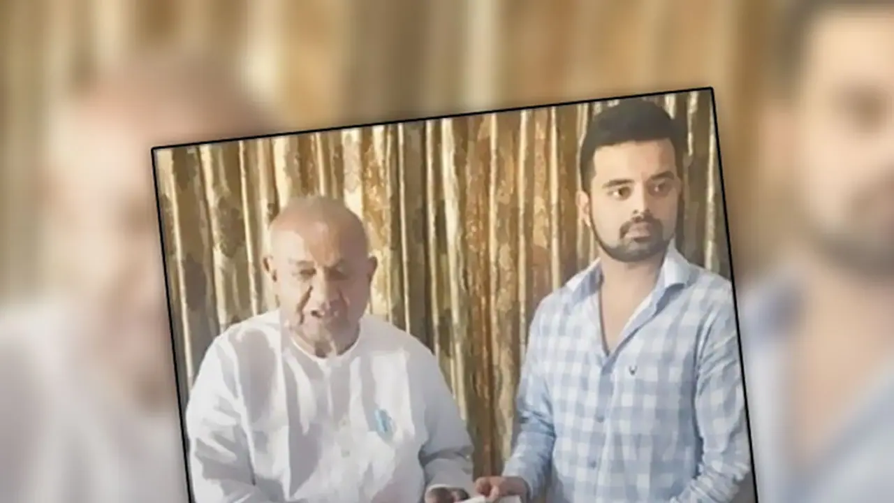 Deve Gowda solves ‘family problem’