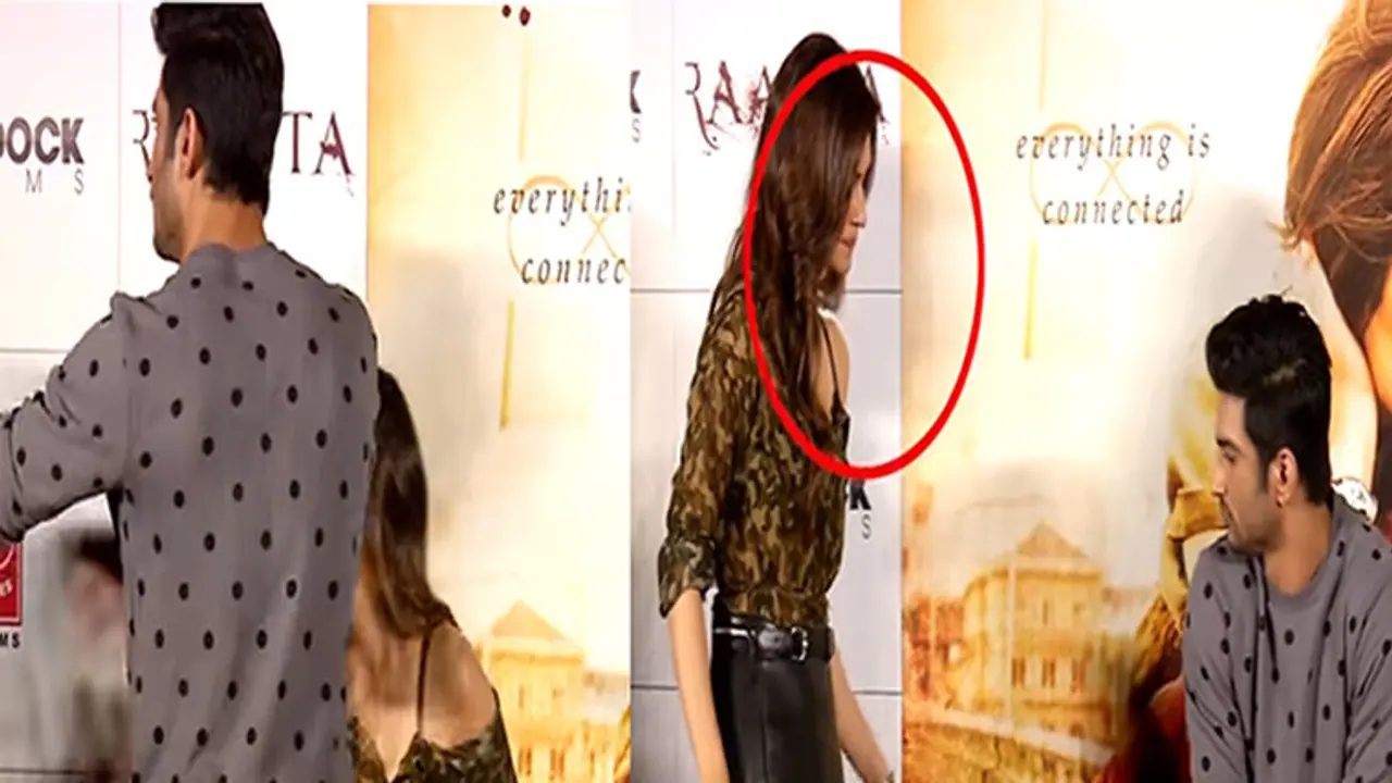 Video: This is how Sushant Singh Rajput saved Kriti Sanon from embarrassment Video: This is how Sushant Singh Rajput saved Kriti Sanon from embarrassment