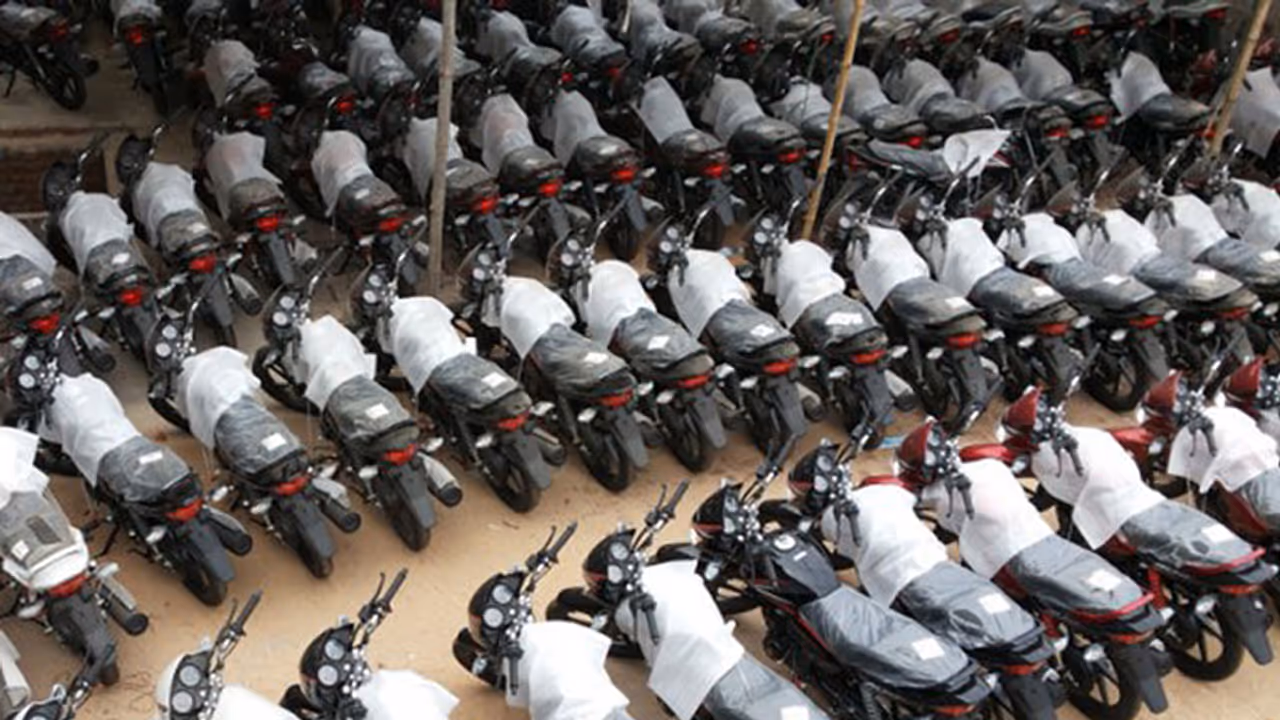 100 bikes used in UP polls are here for state BJP leaders. But Why? 100 bikes used in UP polls are here for state BJP leaders. But Why?