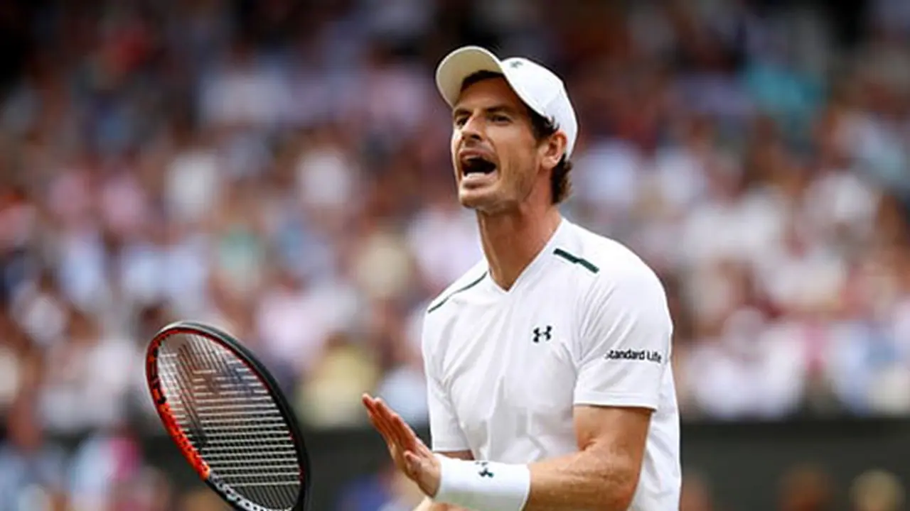 Andy Murray's racket smashing outburst at Citi Open raises eyebrows Andy Murray's racket smashing outburst at Citi Open raises eyebrows