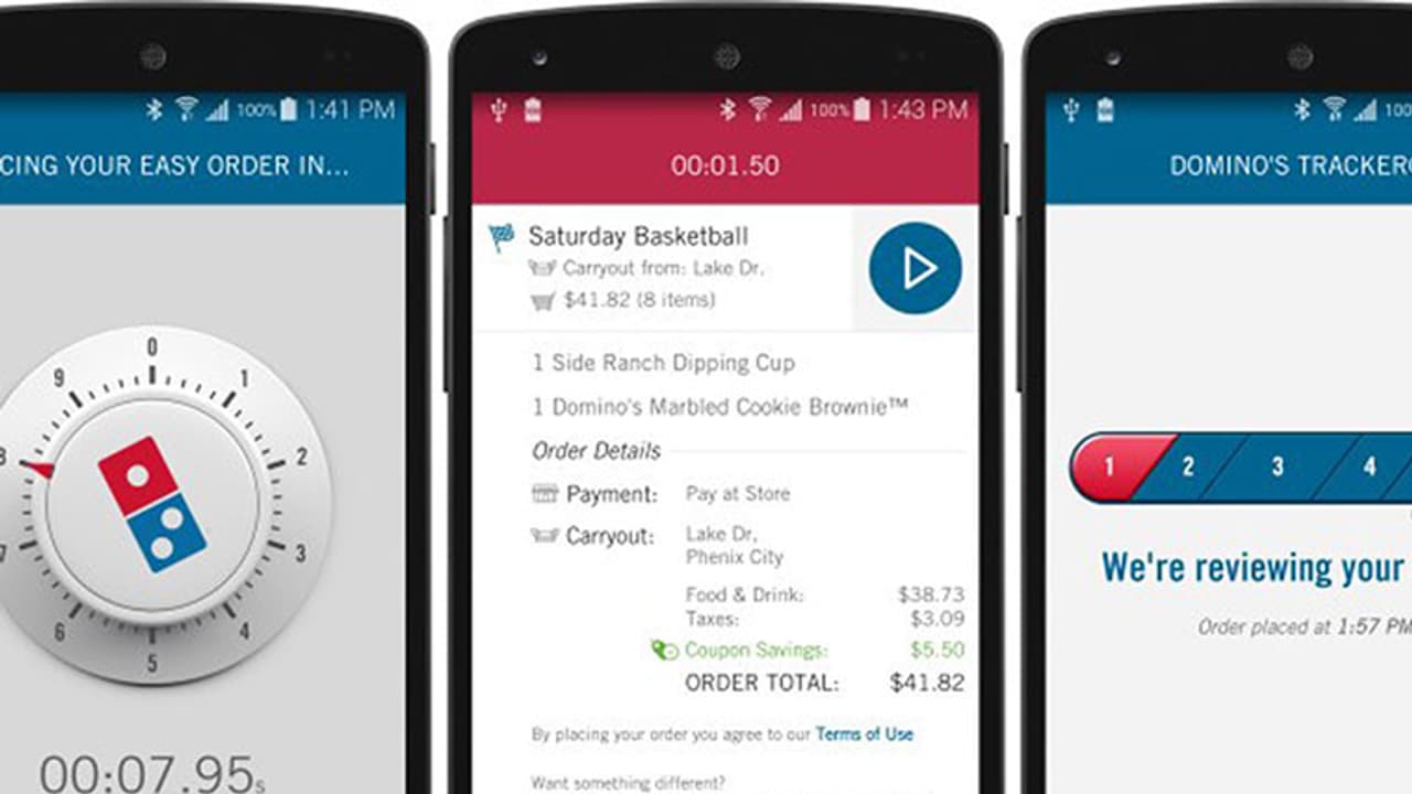 Domino's Zero Click app automatically orders pizza