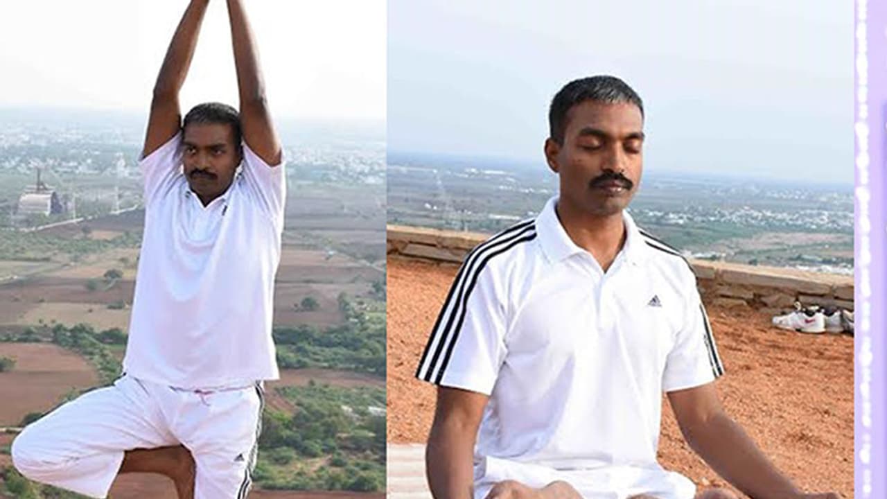 On Yoga Day, Andhra top cop motivates with asana video On Yoga Day, Andhra top cop motivates with asana video