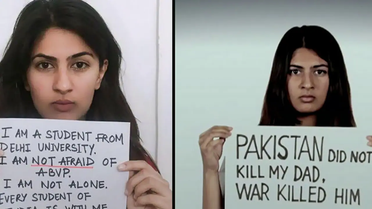 #Gurmeharkaur Proud nationalists, is abuse your way to snub an opinion?