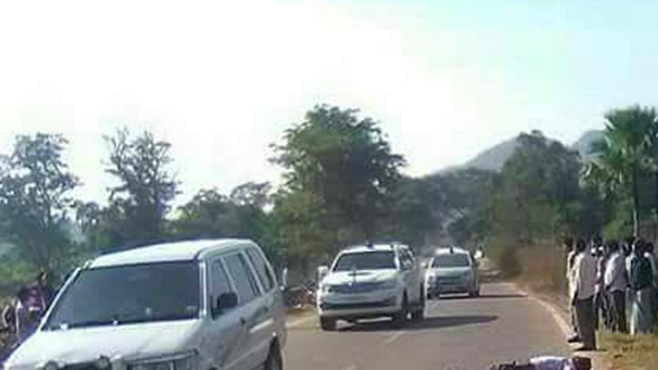 PIC: Telangana minister drives past road accident victim, says was ‘in a hurry’ PIC: Telangana minister drives past road accident victim, says was ‘in a hurry’