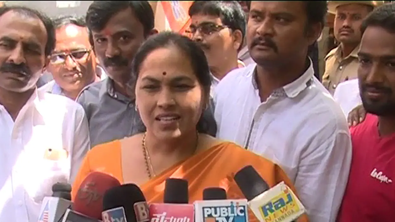 Beef eating: Shobha Karandlaje demands suspension of Mysuru University professor Beef eating: Shobha Karandlaje demands suspension of Mysuru University professor