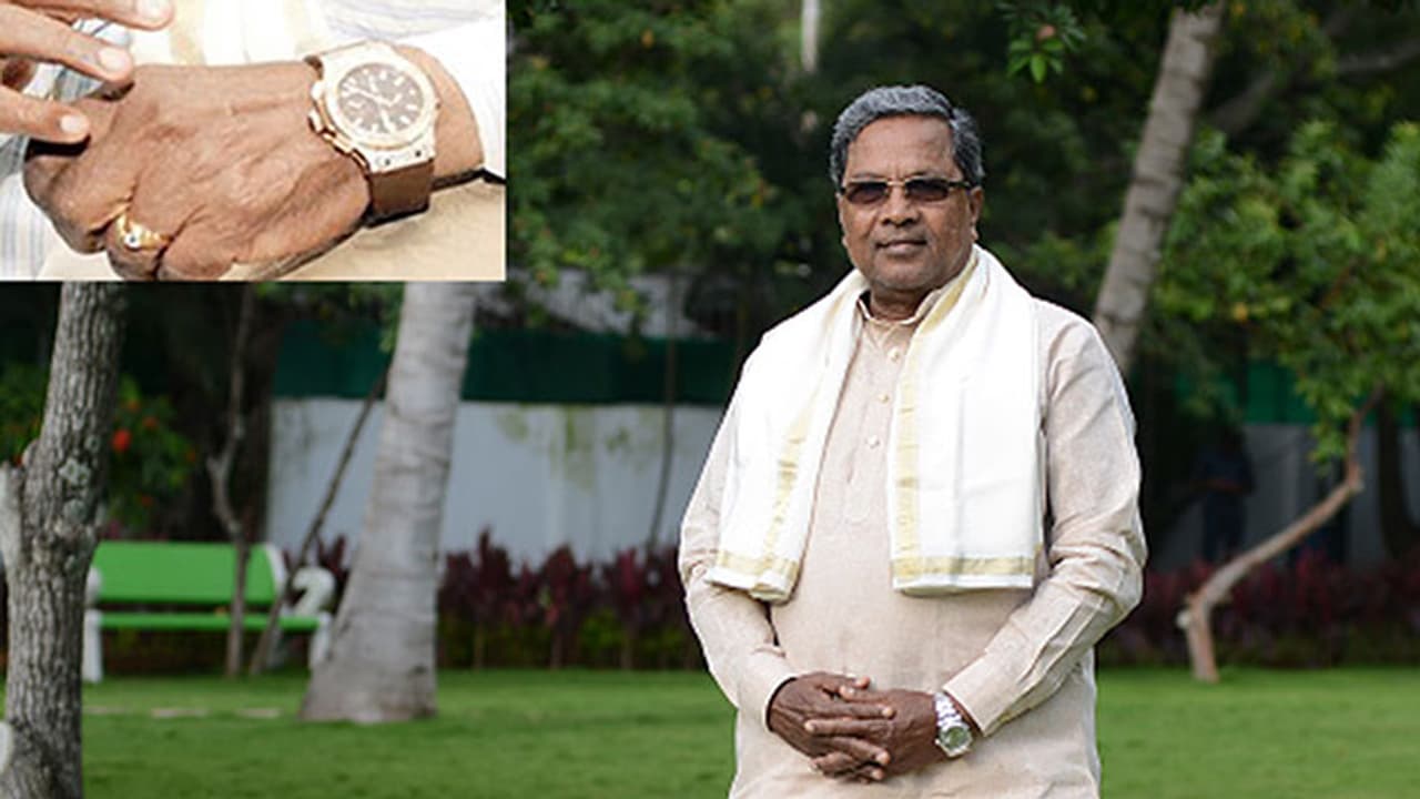 Watch out! New twist to CM Siddaramaiah's watch episode Watch out! New twist to CM Siddaramaiah's watch episode