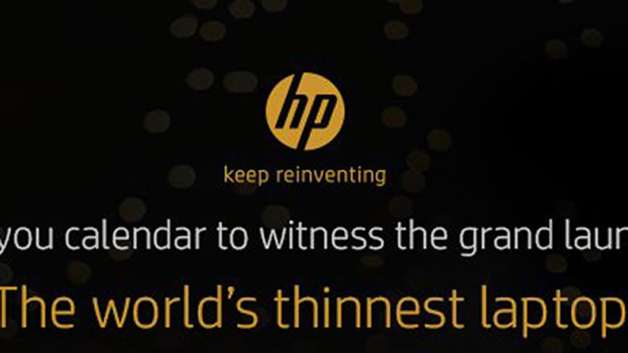 HP Spectre: World’s thinnest laptop on its way to India