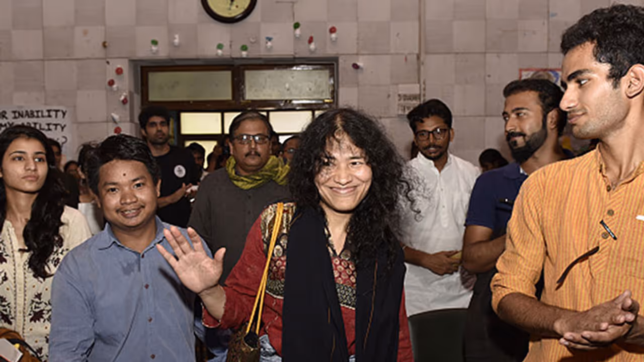 Irom Sharmila in Kerala; promises to be active in tribal issues Irom Sharmila in Kerala; promises to be active in tribal issues
