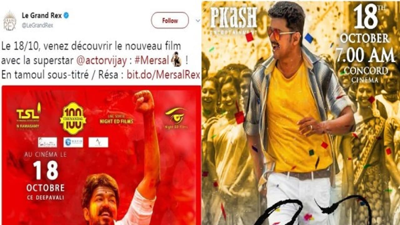 Grand Rex திரையரங்கில் கிராண்டாக வெளியாகும் மெர்சல்! Grand Rex திரையரங்கில் கிராண்டாக வெளியாகும் மெர்சல்!