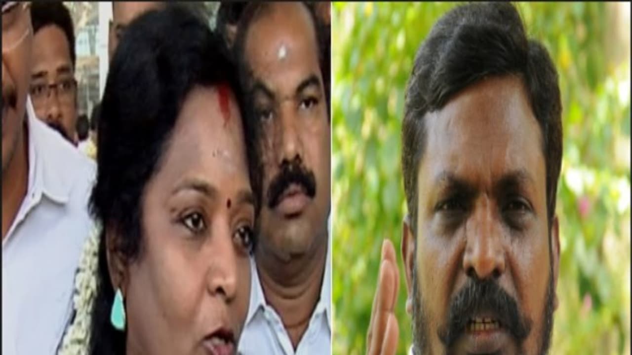 எங்க தலைவரையா தப்பா பேசுறீங்க.. கரூரில் பாஜகவினருடன் மோதிய விடுதலை சிறுத்தைகள் கட்சியினர்..! எங்க தலைவரையா தப்பா பேசுறீங்க.. கரூரில் பாஜகவினருடன் மோதிய விடுதலை சிறுத்தைகள் கட்சியினர்..!