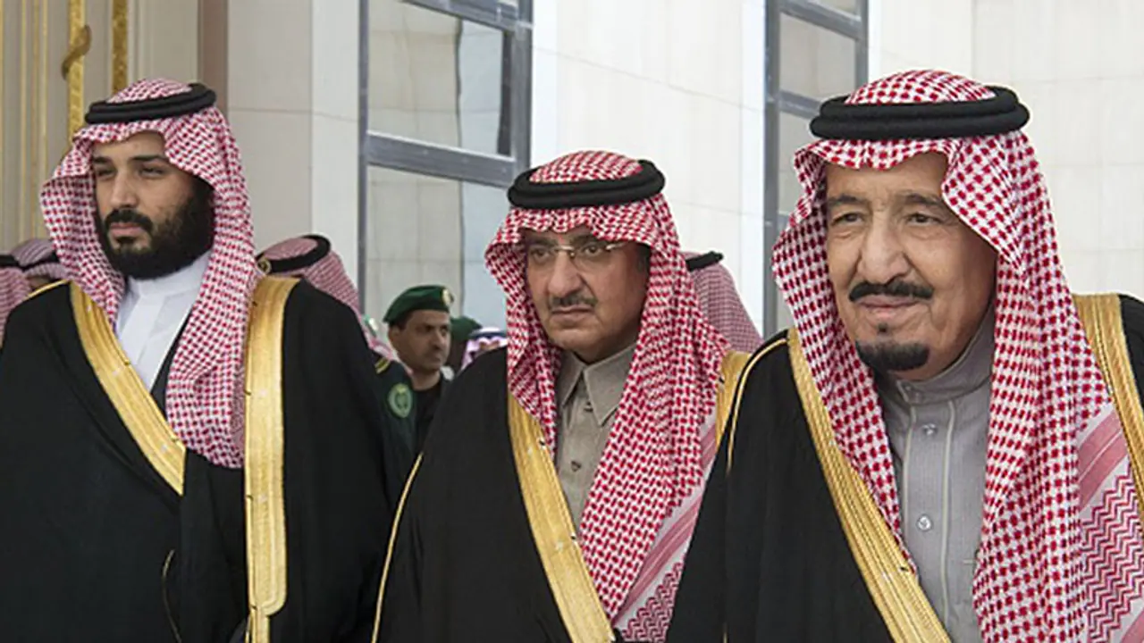 Why did the Saudi king change the rules of royal succession to promote his son as Crown Prince?