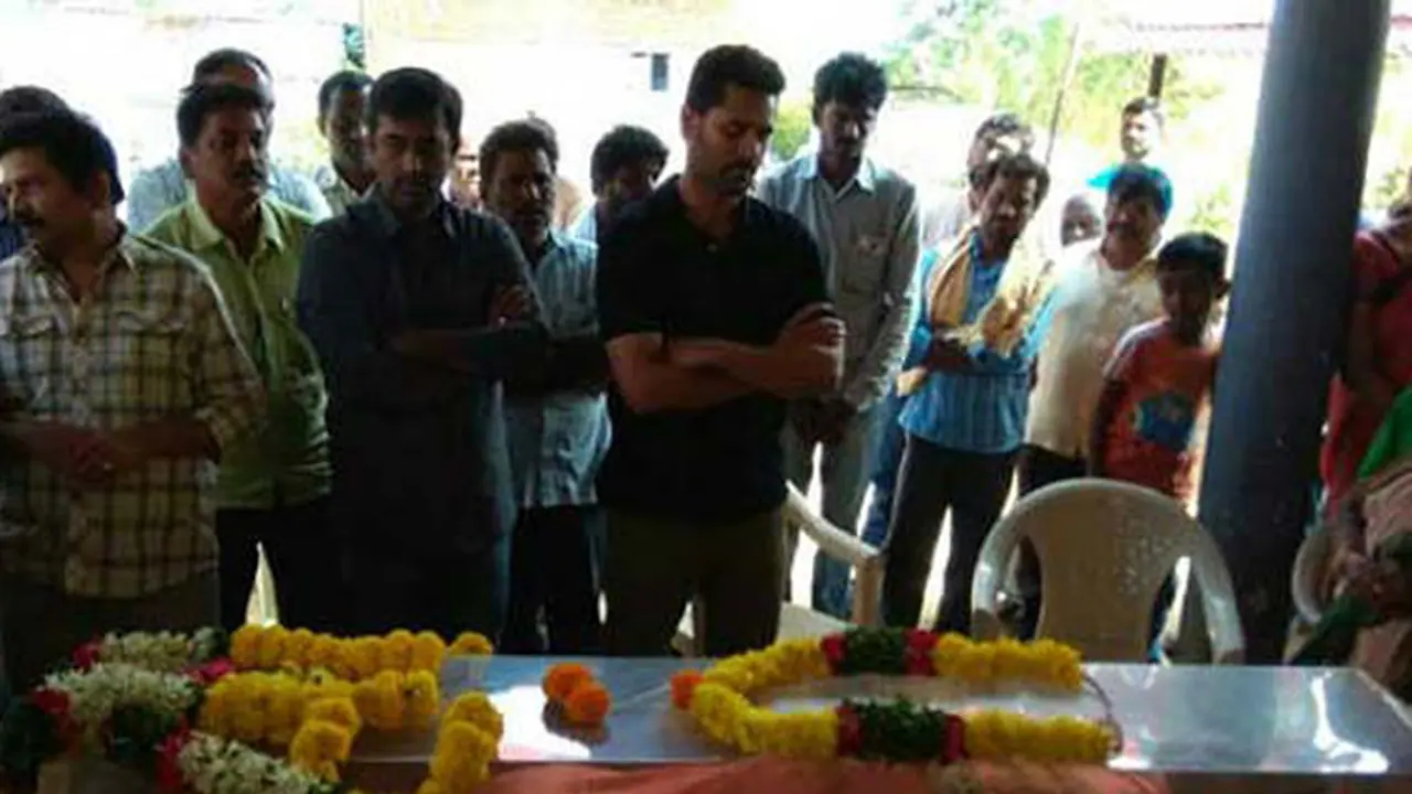 గురువు మరణంతో కంటతడి పెట్టిన ప్రభుదేవా