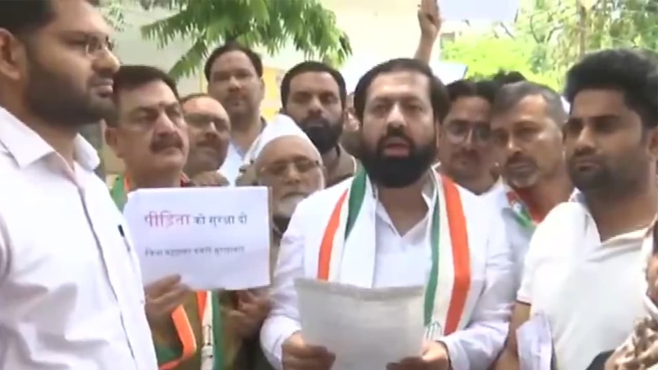 Moradabad Congress Committee President Junaid Ikram Qureshi (Photo/ANI) Moradabad Congress Committee President Junaid Ikram Qureshi (Photo/ANI)