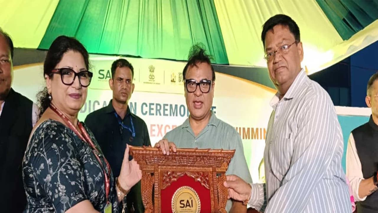 Chief Minister of Assam, Himanta Biswa Sarma (middle) (Photo: SAI Media) Chief Minister of Assam, Himanta Biswa Sarma (middle) (Photo: SAI Media)