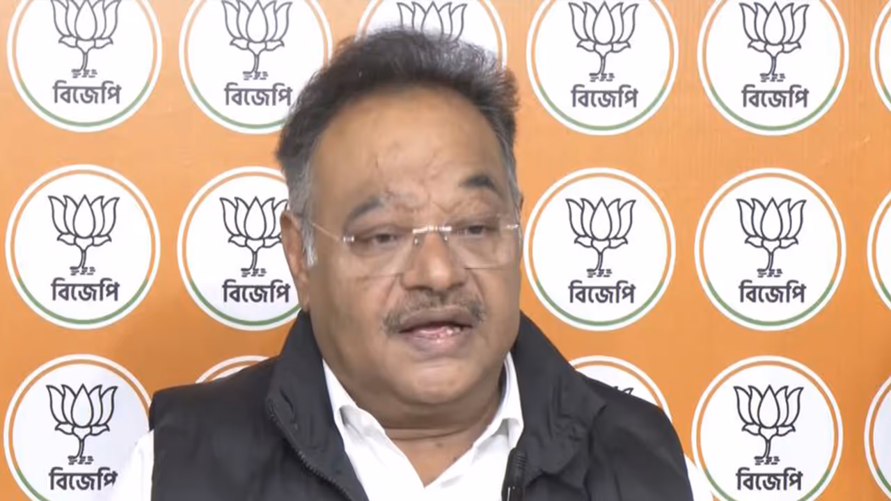 BJP State President Samik Bhattacharya (Photo/ANI) BJP State President Samik Bhattacharya (Photo/ANI)