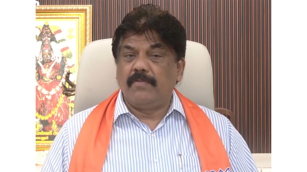 Tamil Nadu BJP Vice President Jayaprakash (Photo/ANI) Tamil Nadu BJP Vice President Jayaprakash (Photo/ANI)