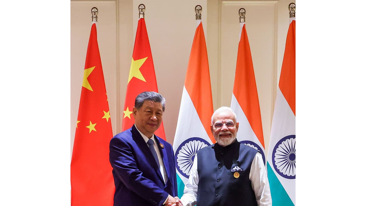 Prime Minister Narendra Modi and Chinese President Xi Jinping exchange a handshake during a bilateral meeting at the 18th BRICS Summit, in New Delhi (Photo/ANI) Prime Minister Narendra Modi and Chinese President Xi Jinping exchange a handshake during a bilateral meeting at the 18th BRICS Summit, in New Delhi (Photo/ANI)