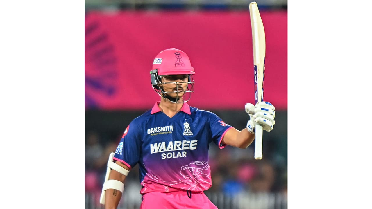 RR's Yashasvi Jaiswal (Photo: ANI) RR's Yashasvi Jaiswal (Photo: ANI)