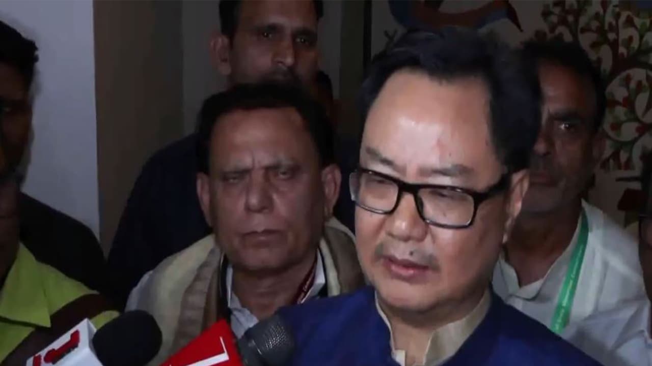 Union Minister Kiren Rijiju (Photo/ANI) Union Minister Kiren Rijiju (Photo/ANI)