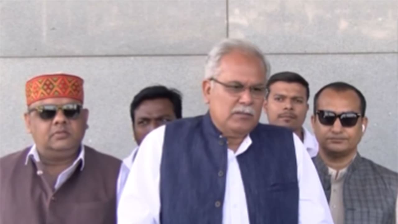 Congress leader and former Chhattisgarh Chief Minister Bhupesh Baghel (Photo/ANI) Congress leader and former Chhattisgarh Chief Minister Bhupesh Baghel (Photo/ANI)