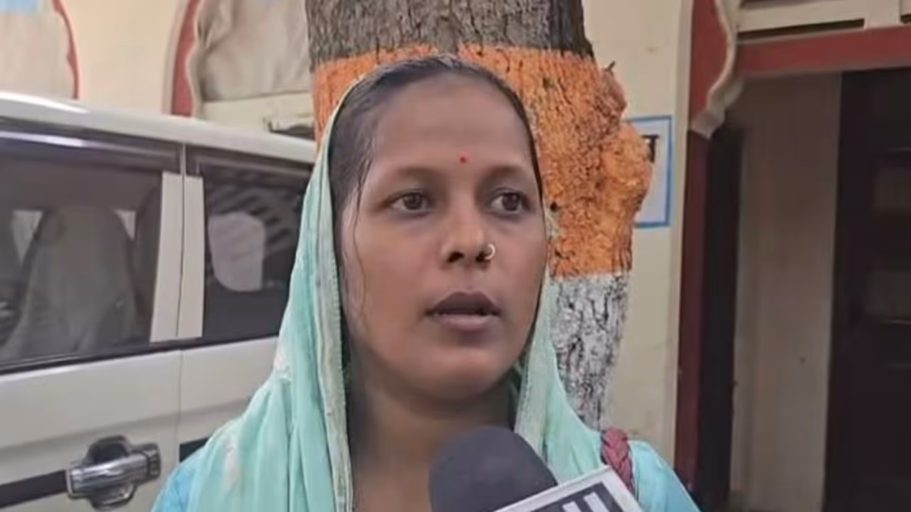 Ranjana, wife of deceased Indian sailor Rakesh Chauhan (Photo/ANI) Ranjana, wife of deceased Indian sailor Rakesh Chauhan (Photo/ANI)