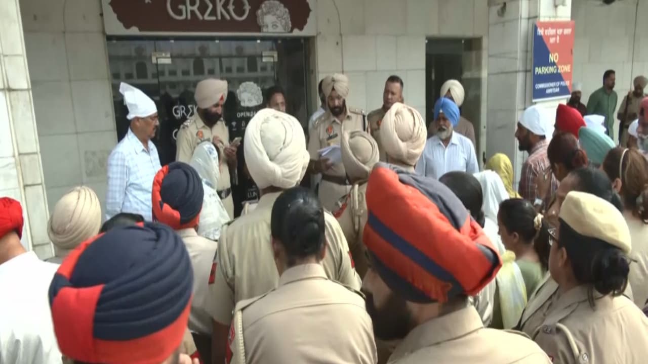 Heavy security deployment ahead of US Ambassador Sergio Gor's visit to Golden Temple, Amritsar (Photo/ANI) Heavy security deployment ahead of US Ambassador Sergio Gor's visit to Golden Temple, Amritsar (Photo/ANI)