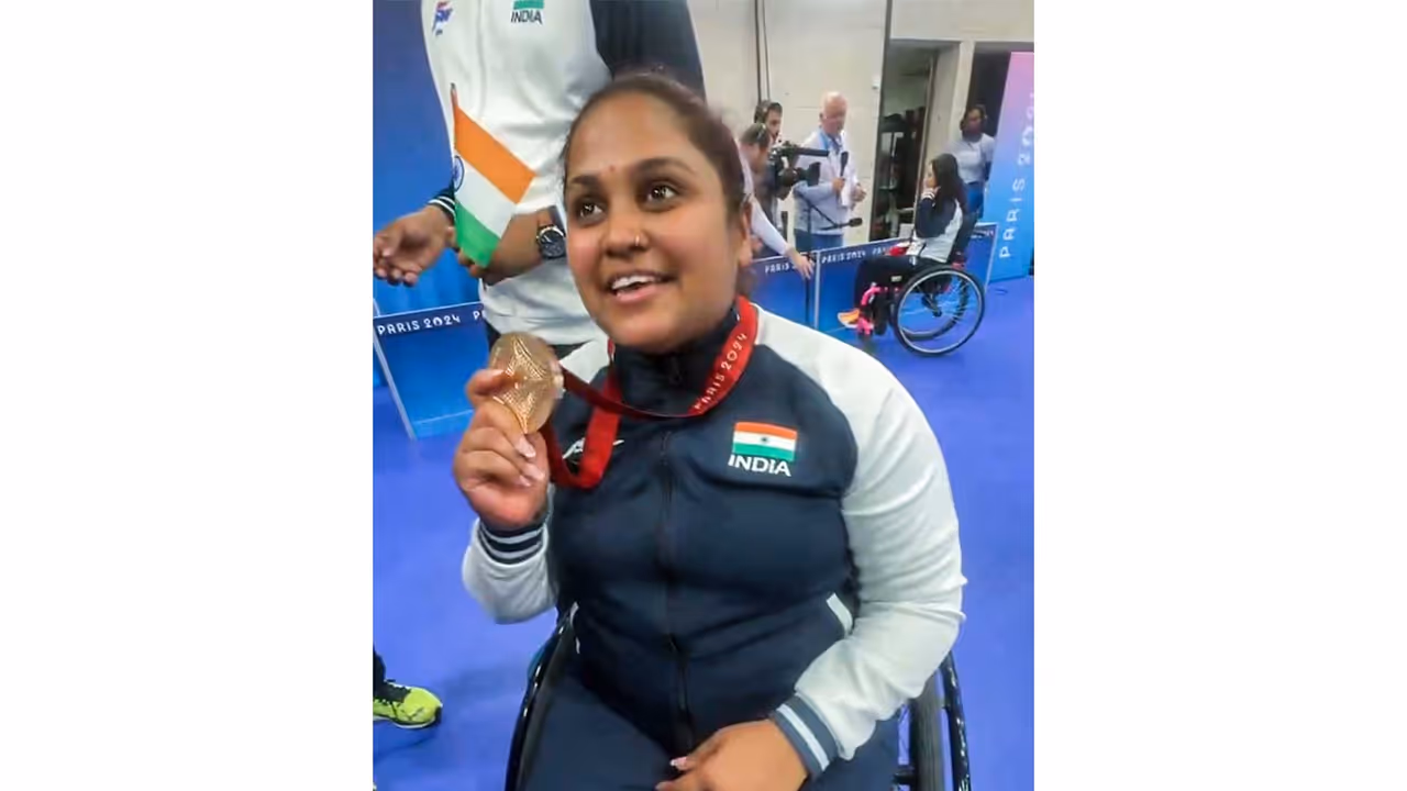 Para shooter Mona Agarwal. (Photo: ANI) Para shooter Mona Agarwal. (Photo: ANI)