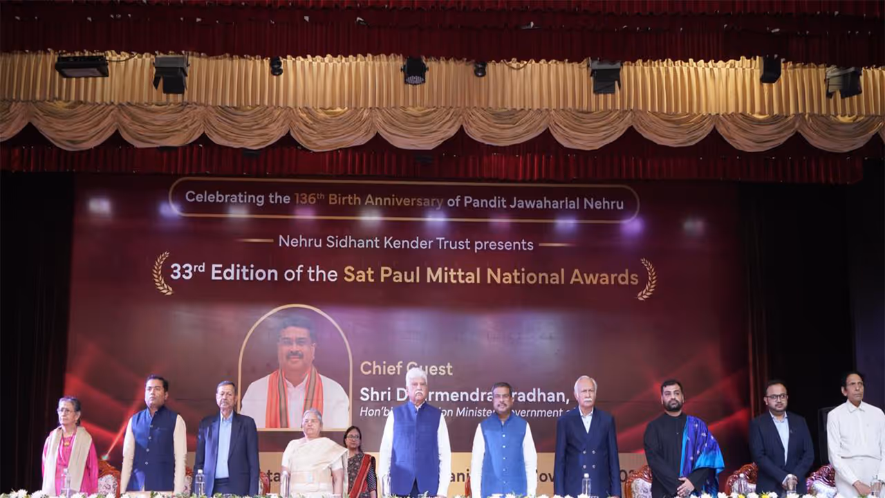 Sat Paul Mittal National Awards 2025 (Image: Nehru Sidhant Kender Trust) Sat Paul Mittal National Awards 2025 (Image: Nehru Sidhant Kender Trust)
