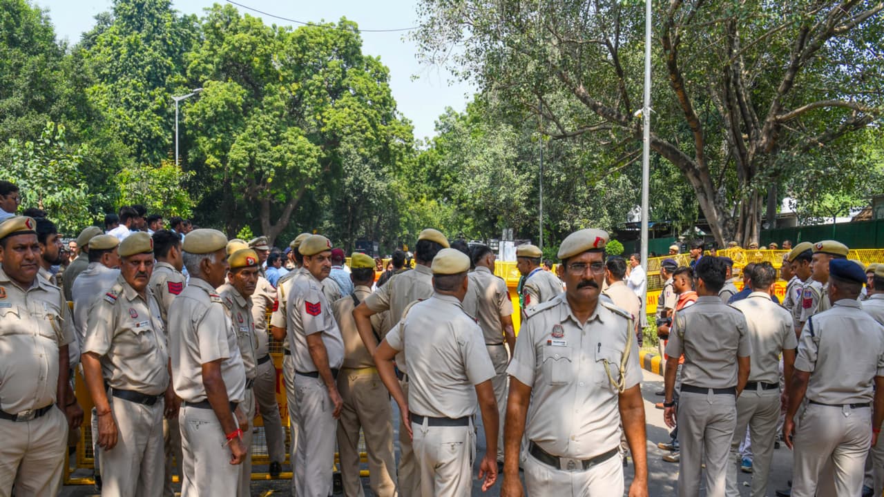 Security tightened near Delhi's Jantar Mantar (File Photo/ANI) Security tightened near Delhi's Jantar Mantar (File Photo/ANI)
