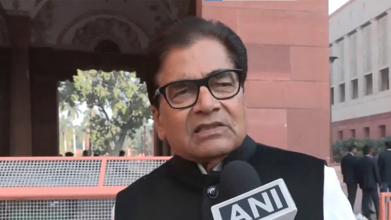 Samajwadi Party (SP) Rajya Sabha MP Ram Gopal Yadav (Photo/ANI)