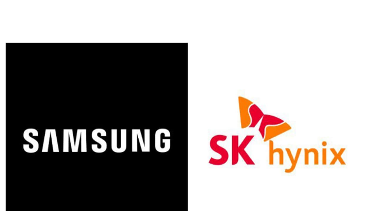 Samsung logo; SK hynix logo (Photo/@SamsungKorea/@SKhynix) Samsung logo; SK hynix logo (Photo/@SamsungKorea/@SKhynix)