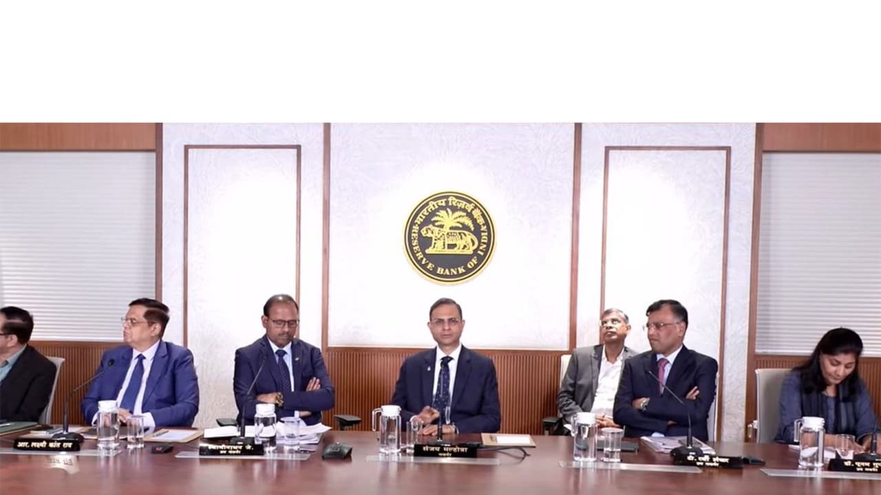 RBI's press conference post Monetary Policy Committee meeting (Photo/ANI) RBI's press conference post Monetary Policy Committee meeting (Photo/ANI)