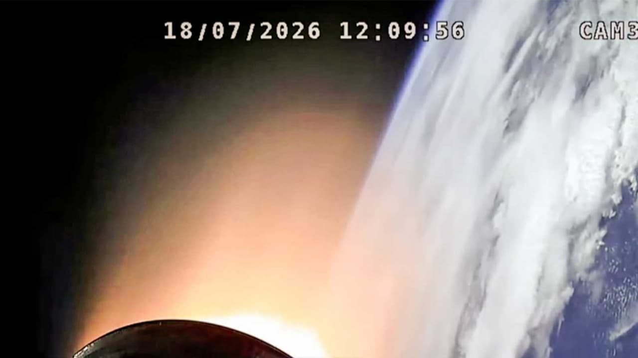 India's first privately developed orbital class rocket, Vikram 1 launched from Sriharikota (Photo (Skyroot Aerospace X) India's first privately developed orbital class rocket, Vikram 1 launched from Sriharikota (Photo (Skyroot Aerospace X)