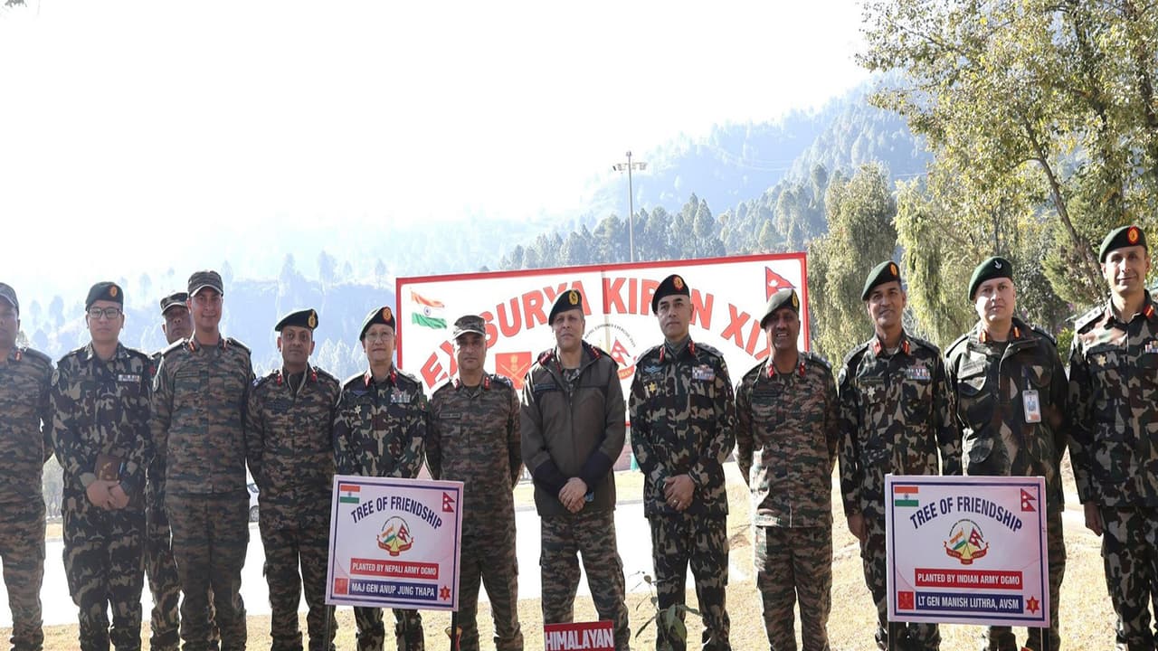 India Nepal culminate 19th edition of Exercise Suryakiran (Photo/X@ADGPI) India Nepal culminate 19th edition of Exercise Suryakiran (Photo/X@ADGPI)