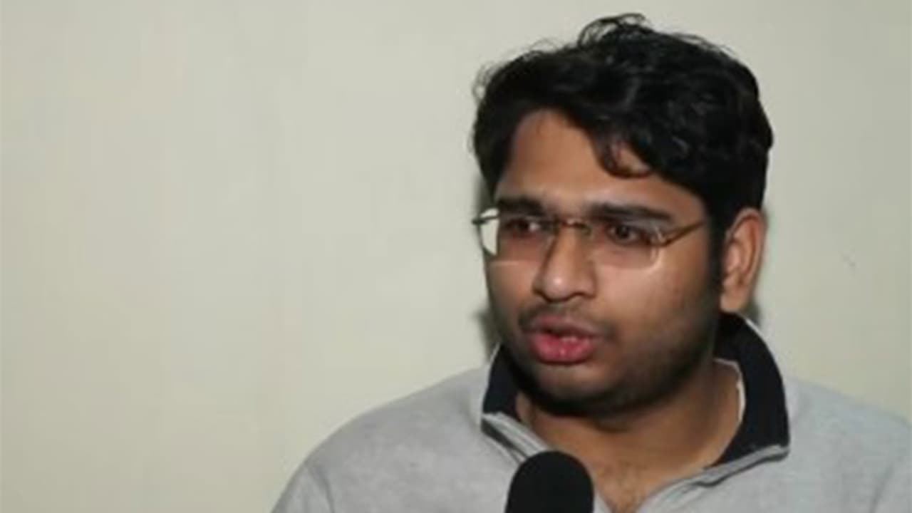 ABVP Delhi State Secretary Sarthak Sharma (Photo/ANI) ABVP Delhi State Secretary Sarthak Sharma (Photo/ANI)