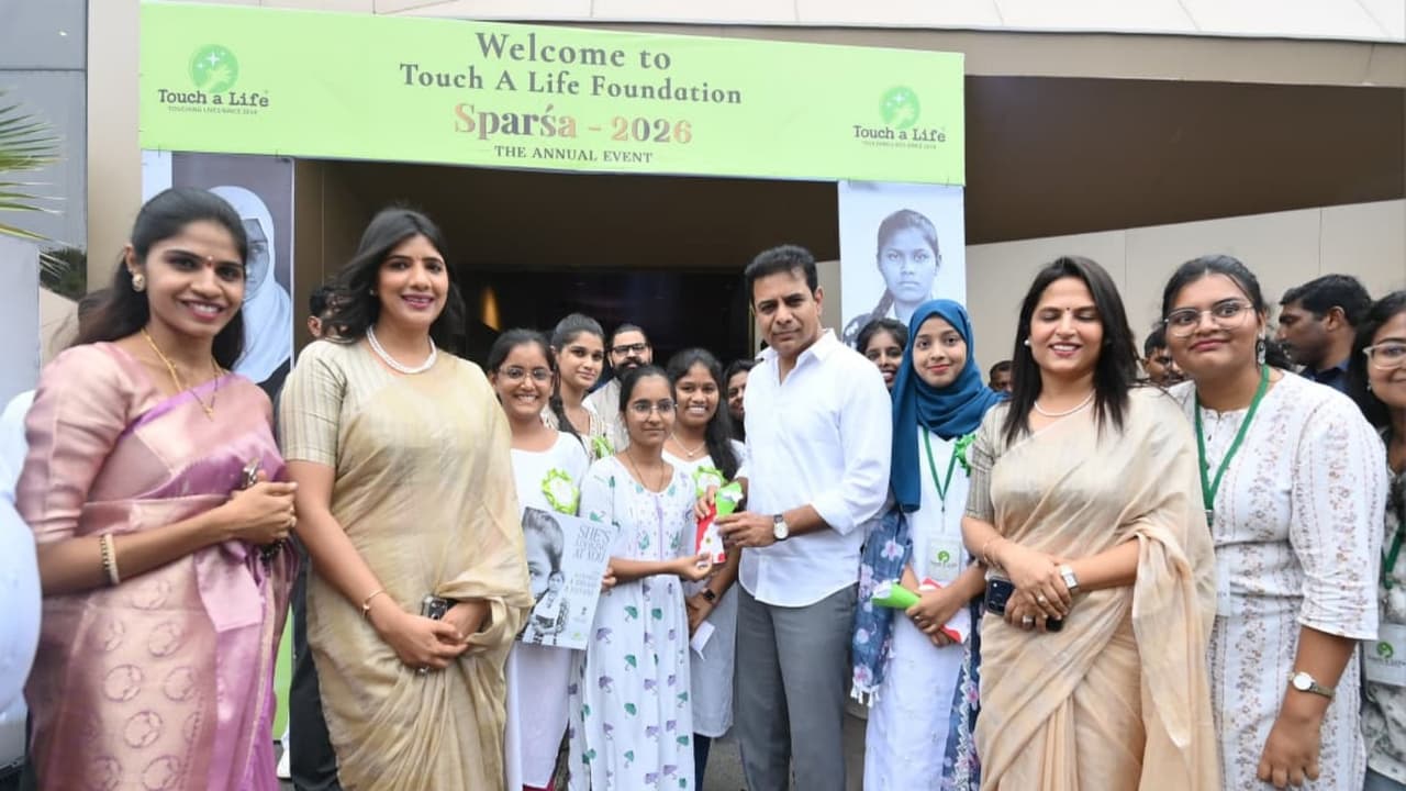 BRS working president K T Rama Rao attends the SPARSA 2026 Annual Meet (Photo/BRS) BRS working president K T Rama Rao attends the SPARSA 2026 Annual Meet (Photo/BRS)