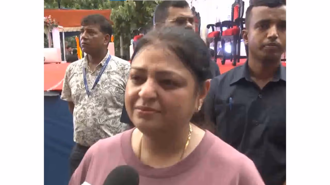 Bharatiya Janata Party (BJP) leader Priyanka Tibrewal (Photo/ANI) Bharatiya Janata Party (BJP) leader Priyanka Tibrewal (Photo/ANI)