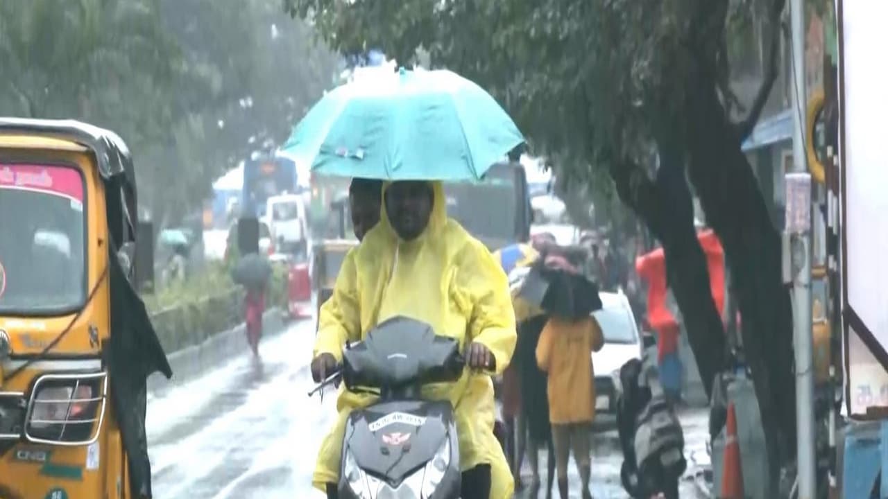 Heavy rain lashes parts of Chennai (File Photo/ANI)