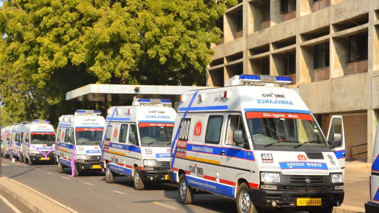 Gujarat adds 89 ambulances to boost emergency healthcare in tribal areas (Photo: Gujarat CMO) Gujarat adds 89 ambulances to boost emergency healthcare in tribal areas (Photo: Gujarat CMO)