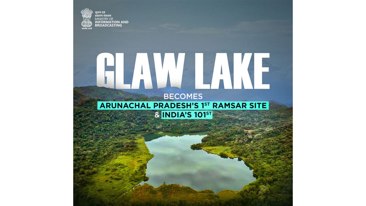 Arunachal Pradesh's Glaw Lake (Photo/ X @MIB_India) Arunachal Pradesh's Glaw Lake (Photo/ X @MIB_India)