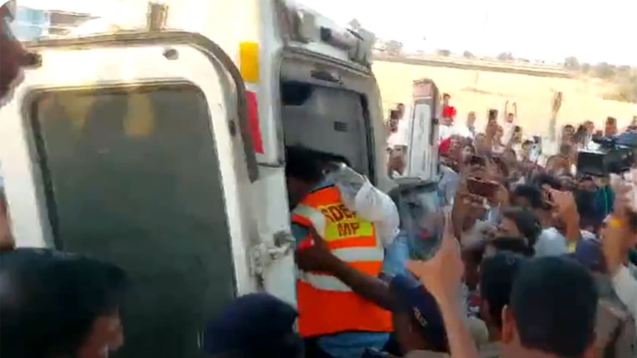 Child being taken to hospital after rescue operation concluded (Photo/ANI) Child being taken to hospital after rescue operation concluded (Photo/ANI)