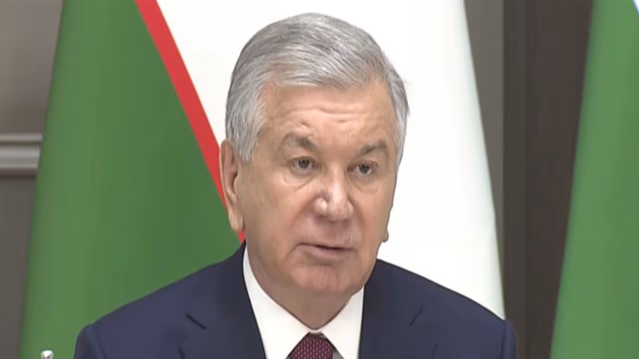 Uzbekistan President Shavkat Mirziyoyev (Photo/Youtube@NarendraModi) Uzbekistan President Shavkat Mirziyoyev (Photo/Youtube@NarendraModi)
