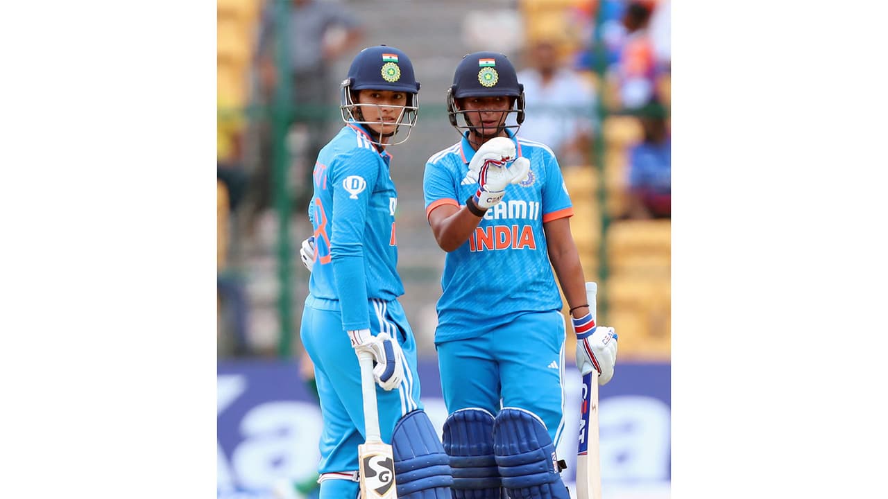 Harmanpreet Kaur (right) and Smriti Mandana (left) (Photo/ANI) Harmanpreet Kaur (right) and Smriti Mandana (left) (Photo/ANI)