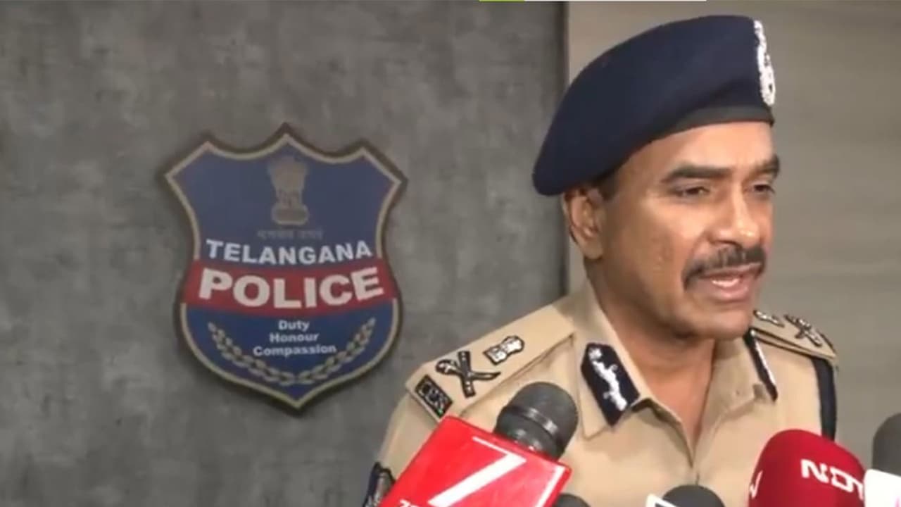 Telangana Director General of Police (DGP) C.V. Anand (Photo/ANI) Telangana Director General of Police (DGP) C.V. Anand (Photo/ANI)