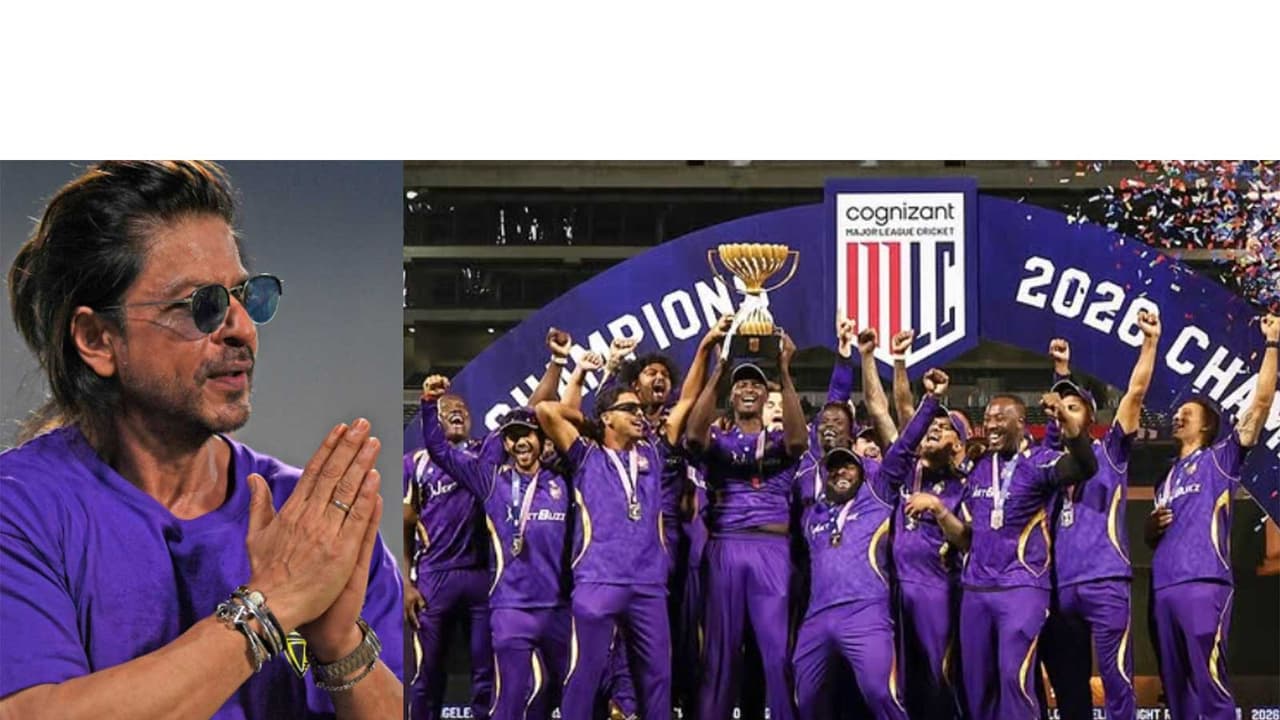 SRK, LAKR after 2026 MLC championship win (Photo/Instagram/@lakriders) SRK, LAKR after 2026 MLC championship win (Photo/Instagram/@lakriders)