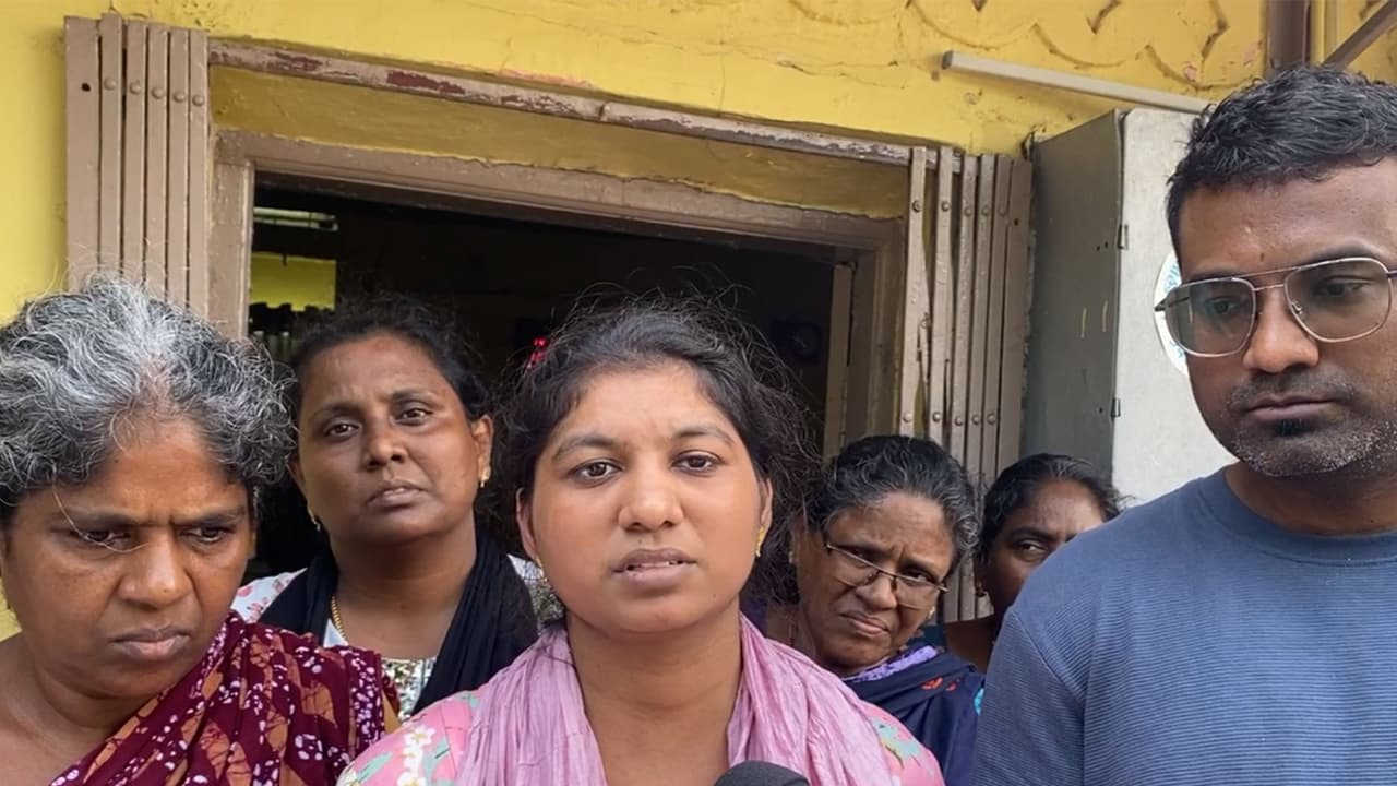 Indian seafarer Nishanth Uirthanathan's wife, Sarabin (Photo/ANI) Indian seafarer Nishanth Uirthanathan's wife, Sarabin (Photo/ANI)